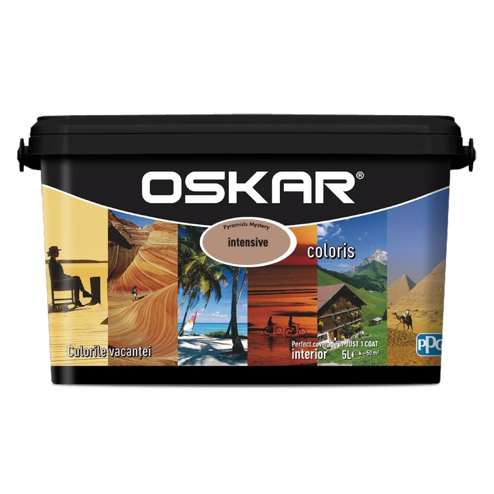 Vopsea lavabila interior Oskar Coloris, misterul piramidelor intensive, 5 l