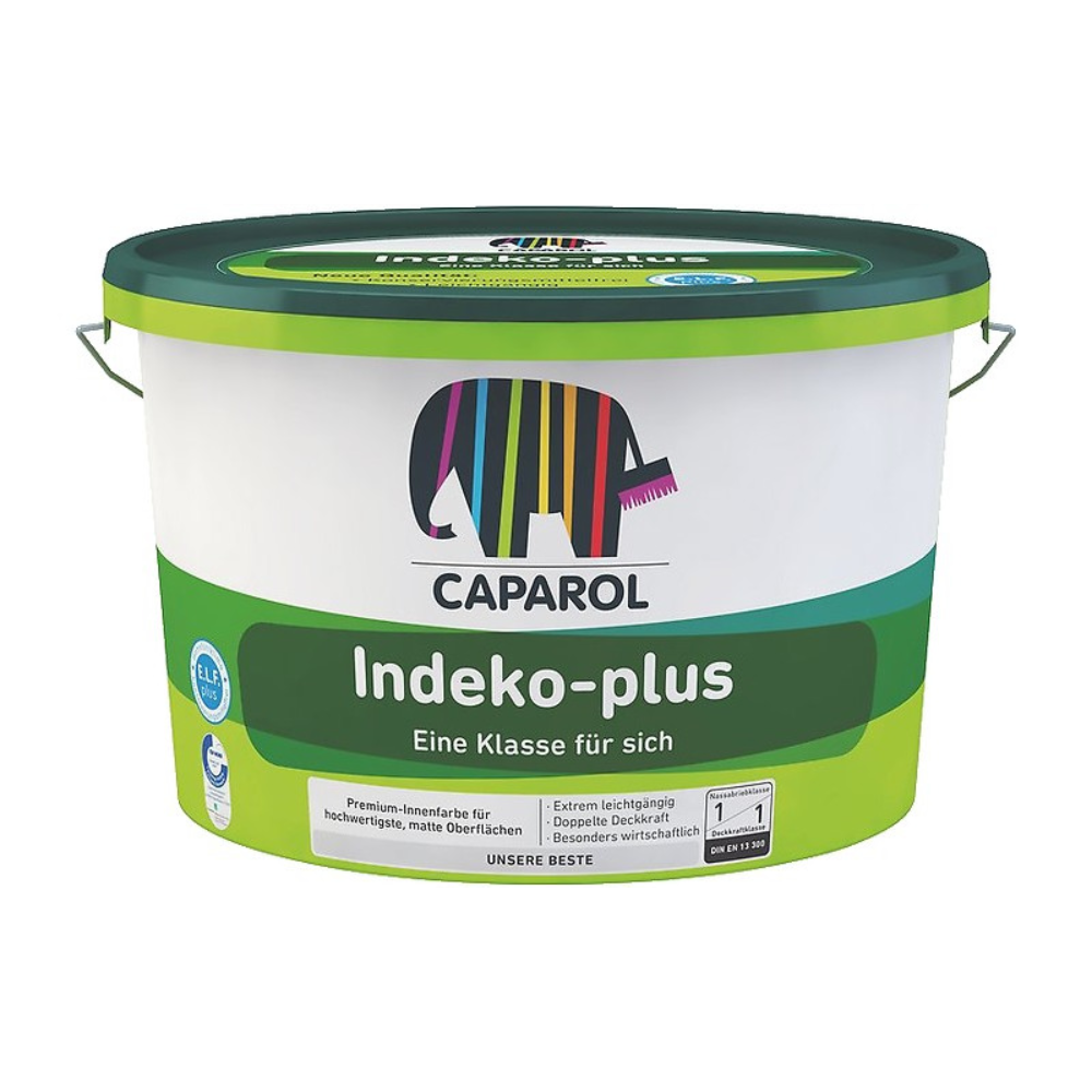 Vopsea lavabila interior Caparol Indeko-plus, alb, 2.5 l