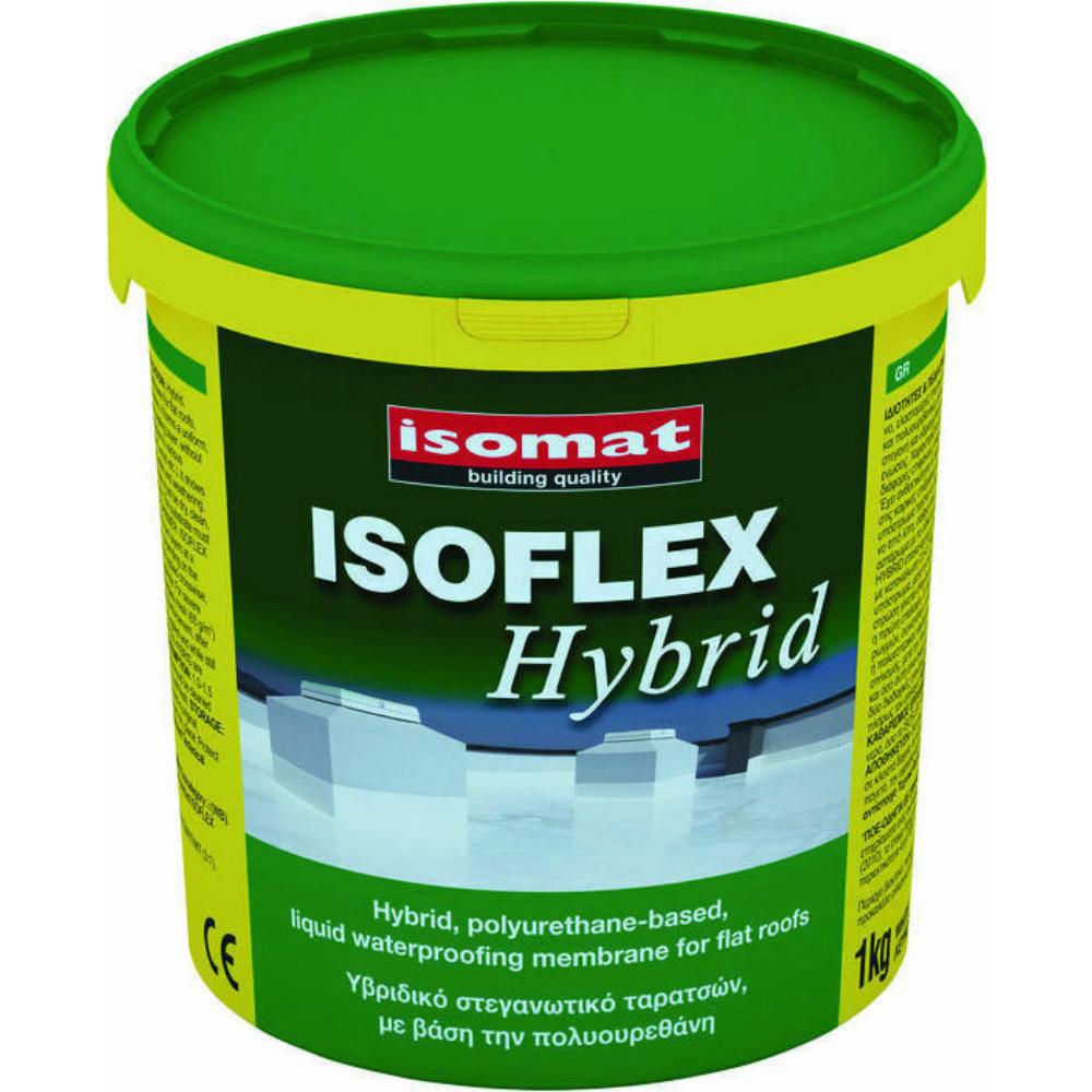 Oferte la Membrana hidroizolanta lichida pentru acoperis tip terasa Isomat Isoflex Hybrid PU, alb, 1 kg