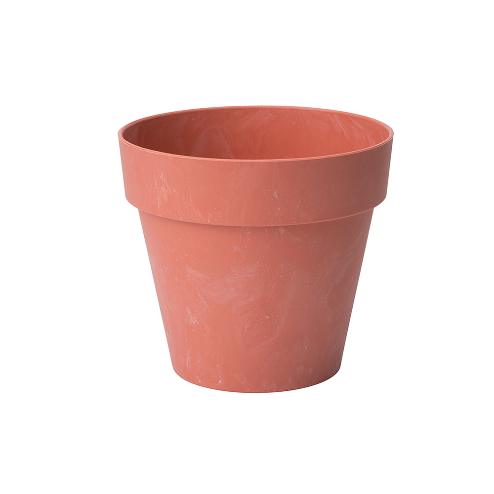 Oferte la Ghiveci Ibiza, PVC, maro, diametru 14 cm, inaltime 13 cm