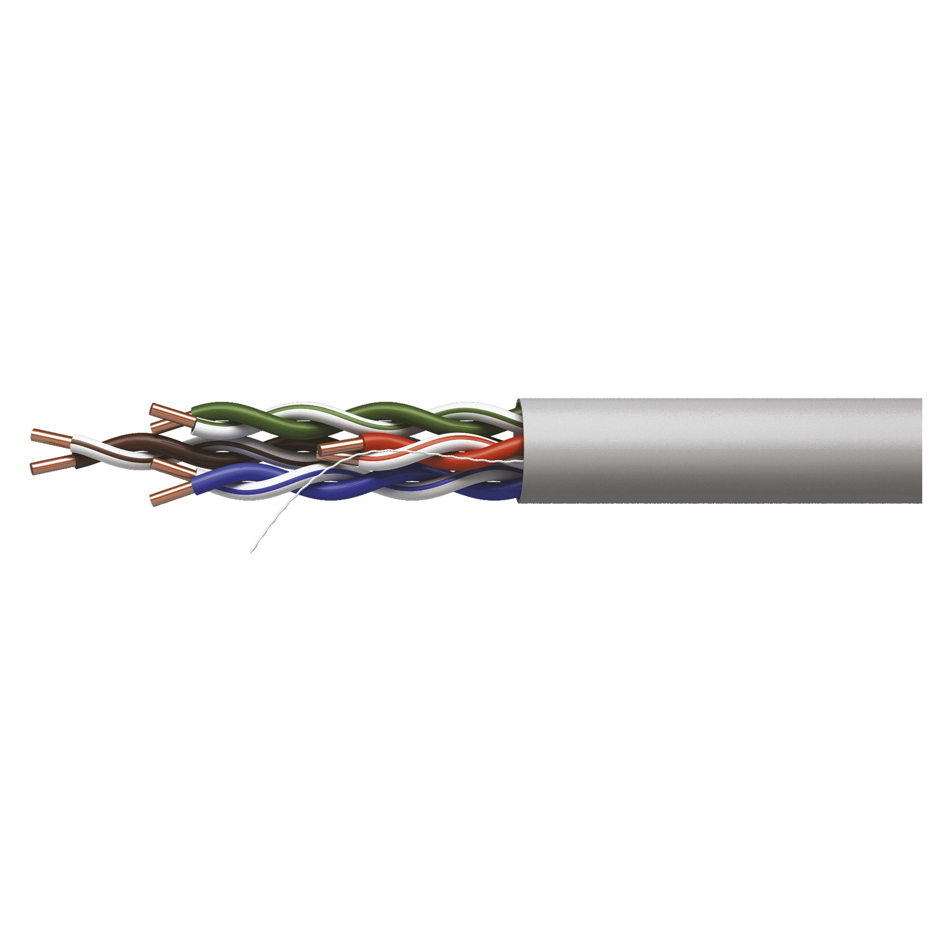 Cablu UTP cat5E Emos, 4 perechi, 24 AWG, nemufat, rola 305 m