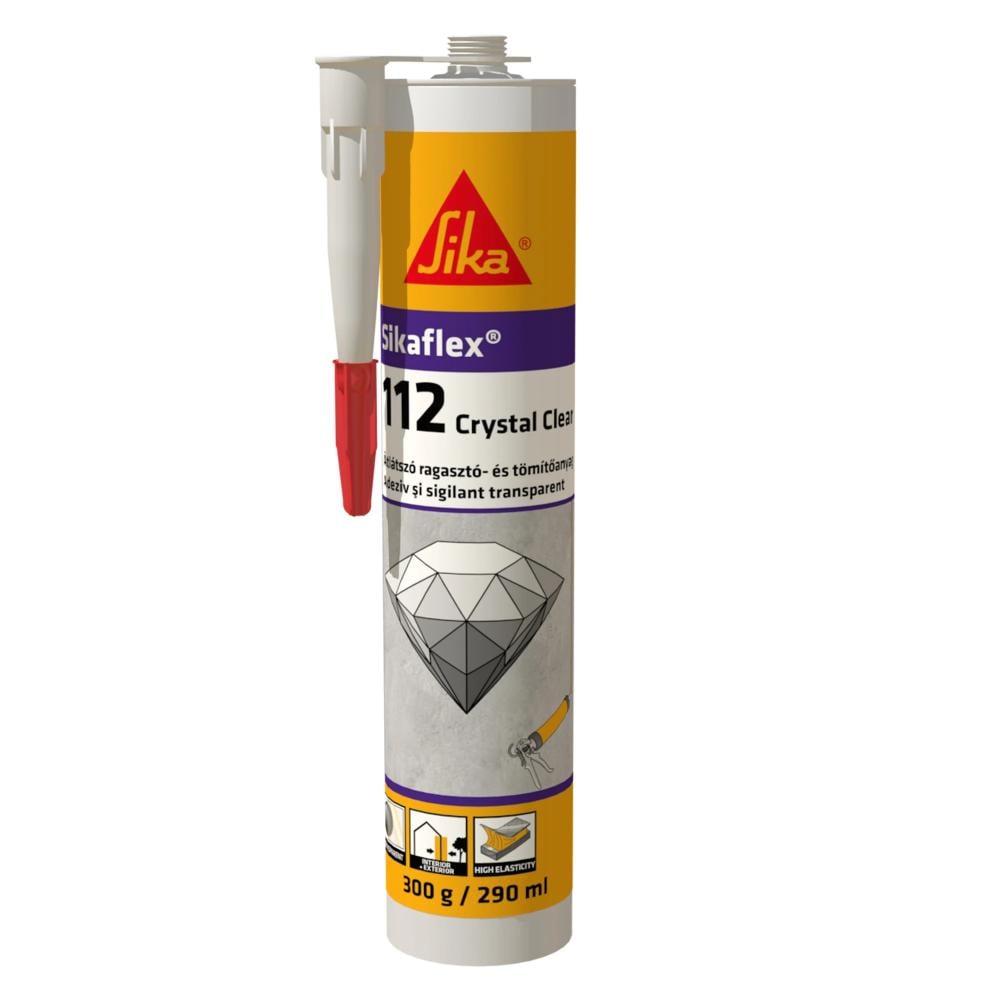 Adeziv Sika Sikaflex 112 Crystal Clear, 290 ml