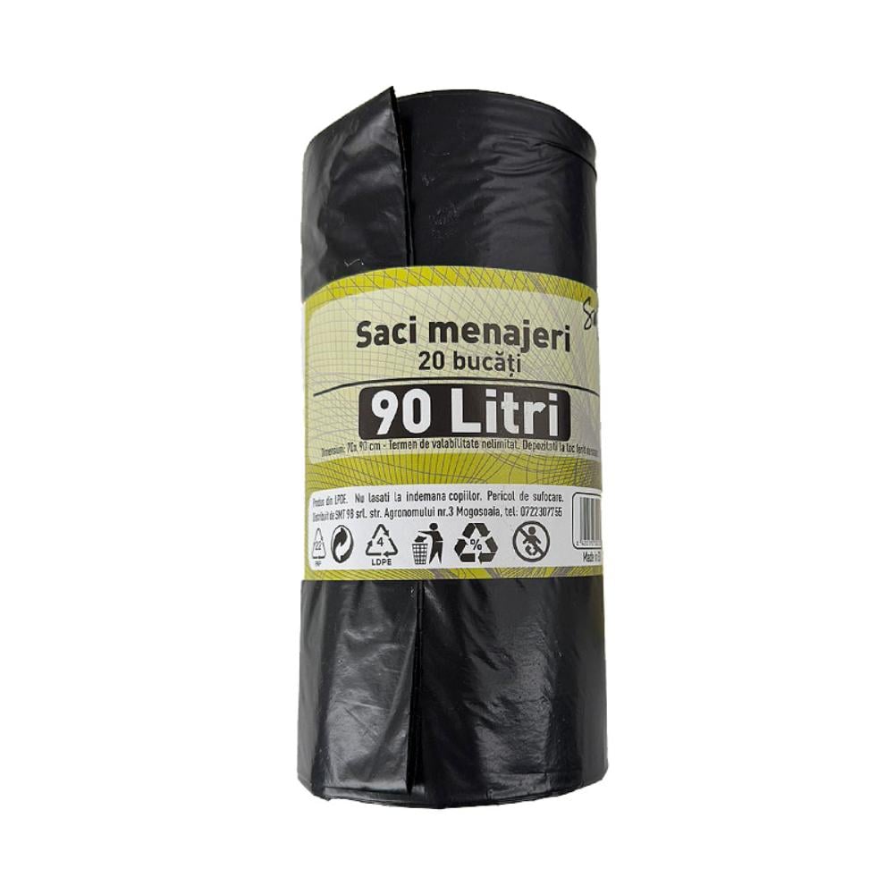 Oferte la Saci menajeri 90 l, 20 buc/rola