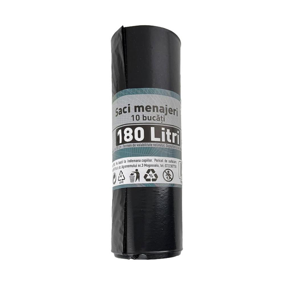 Saci menajeri 180 l, 10 buc/rola