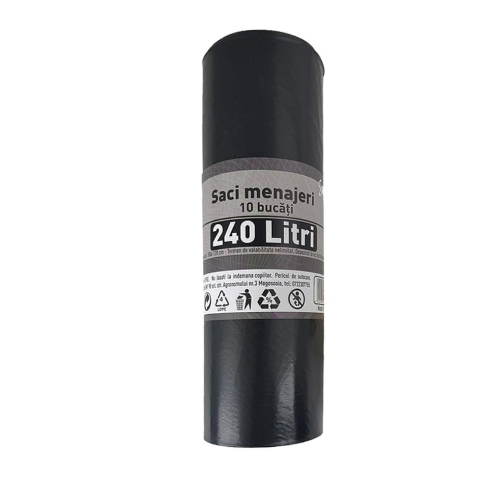 Saci menajeri 240 l, 10 buc/rola