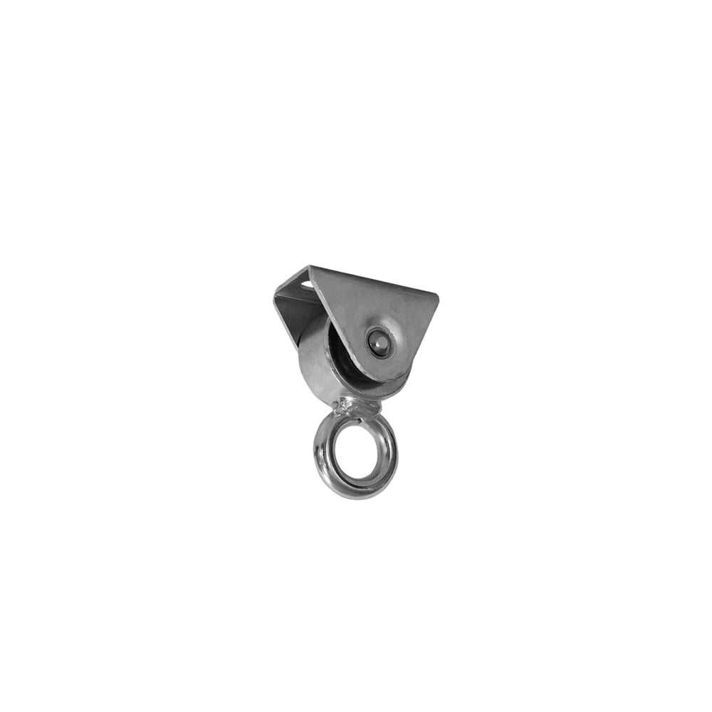Rola cu rulment pentru scripete, zincata, 40 mm, 75 kg