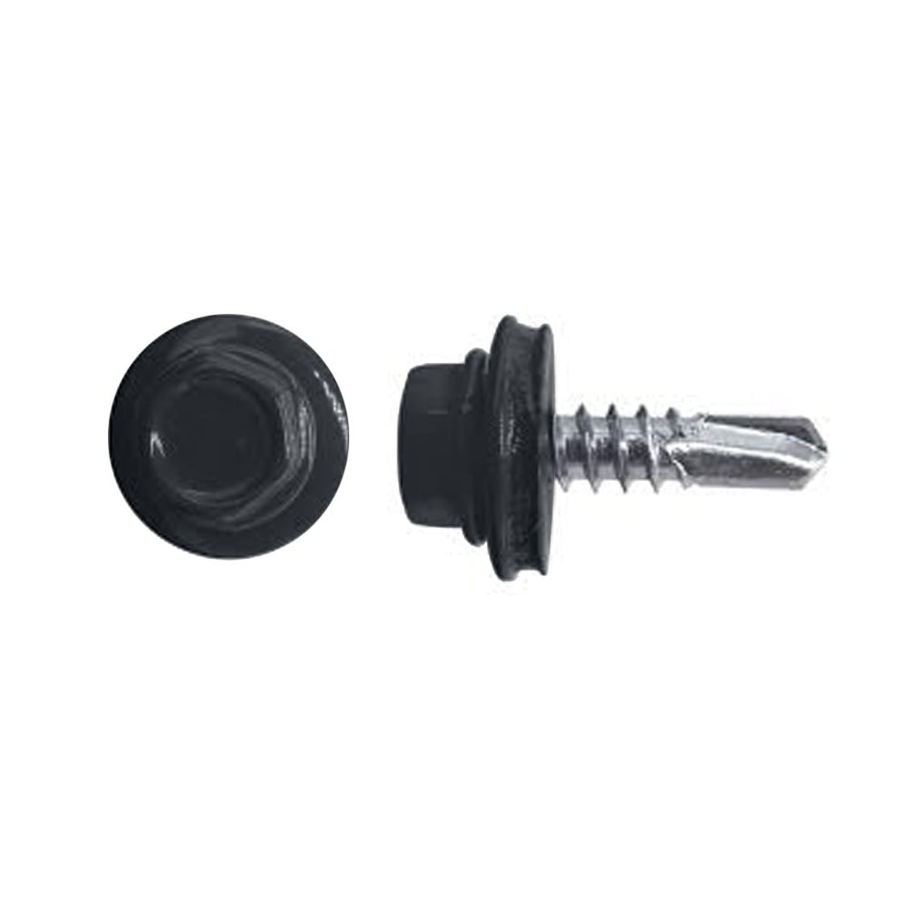 Surub autoforant metalic, pentru tabla , maro, RAL 7016 , 4.8 x 19 mm, 250 buc/cutie