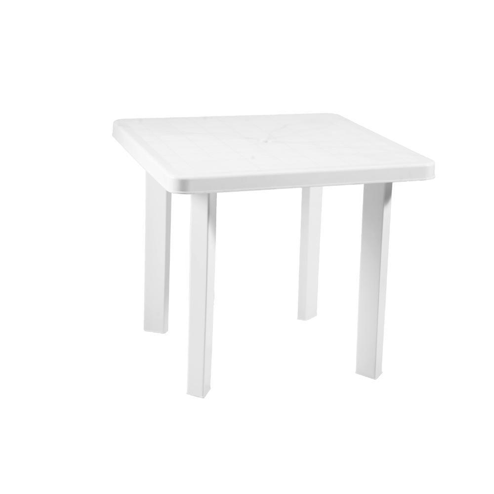 Oferte la Masa patrata pentru gradina Garden, plastic, 80 x 80 x 70 cm, alb