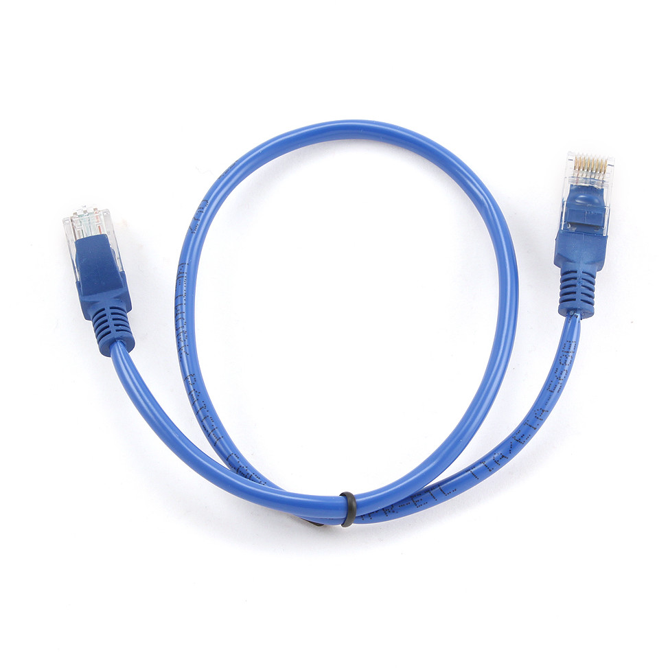 Patchcord RJ45 cat.5e UTP 0.25m Albastru