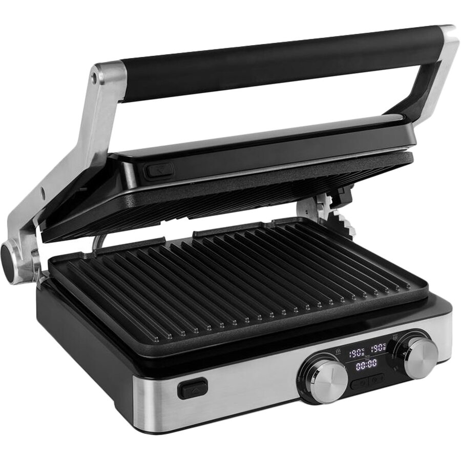Oferte la Gratar Electric cu Afisaj Digital 2000W Master Pro Negru-Argintiu