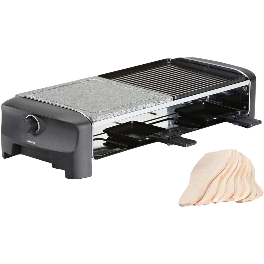 Oferte la Plita Electrica Grill / Raclette Termostat Ajustabil 1200W Negru/Gri