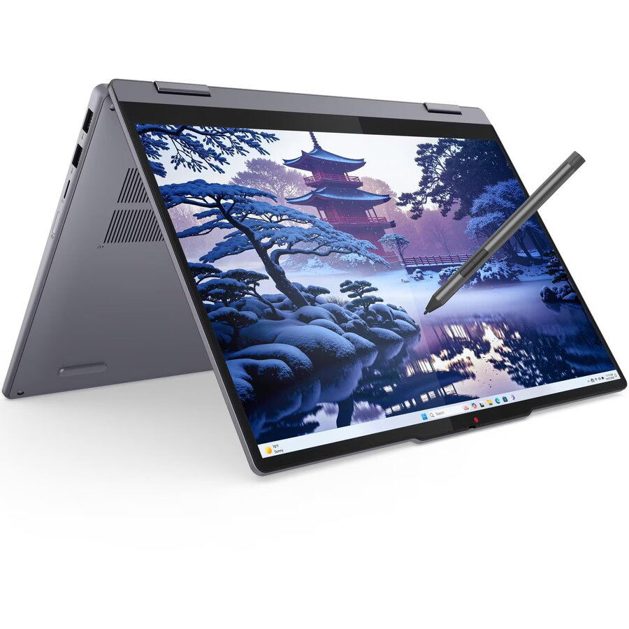 Laptop 2-in-1  IdeaPad 5 2-in-1 14IAL10 Intel Core Ultra 7 255H 5.1GHz 14inch WUXGA IPS Touch 16GB DDR5 RAM 1TB SSD Intel Arc 140T GPU No OS Luna Grey