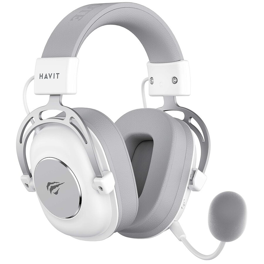 Casti H2002YG  2.4Gh Gaming Alb