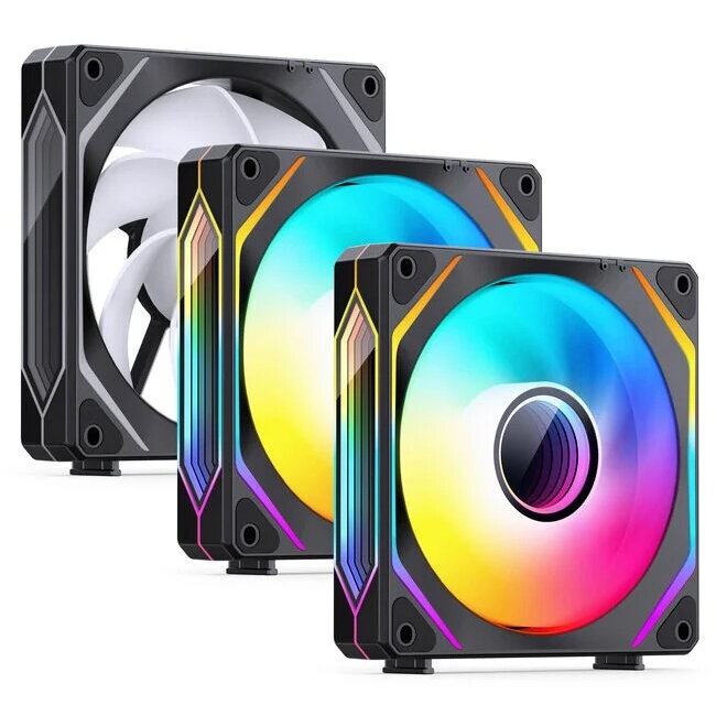 Ventilator ZL-120BR PWM ARGB 3Pack 120mm Negru