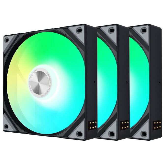 Ventilator ROTA SL ARGB  3er-Pack 120mm Negru