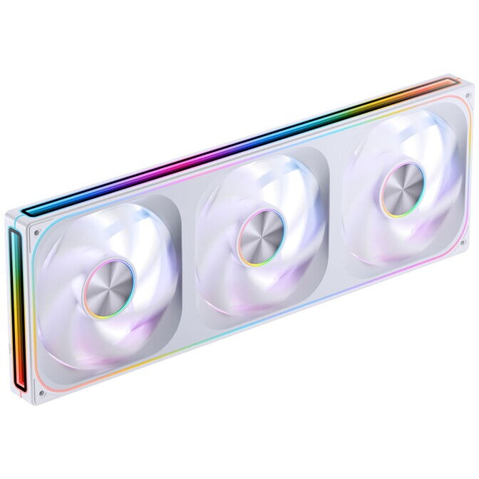 Ventilator ZA-420W PWM ARGB 3x 140mm Alb