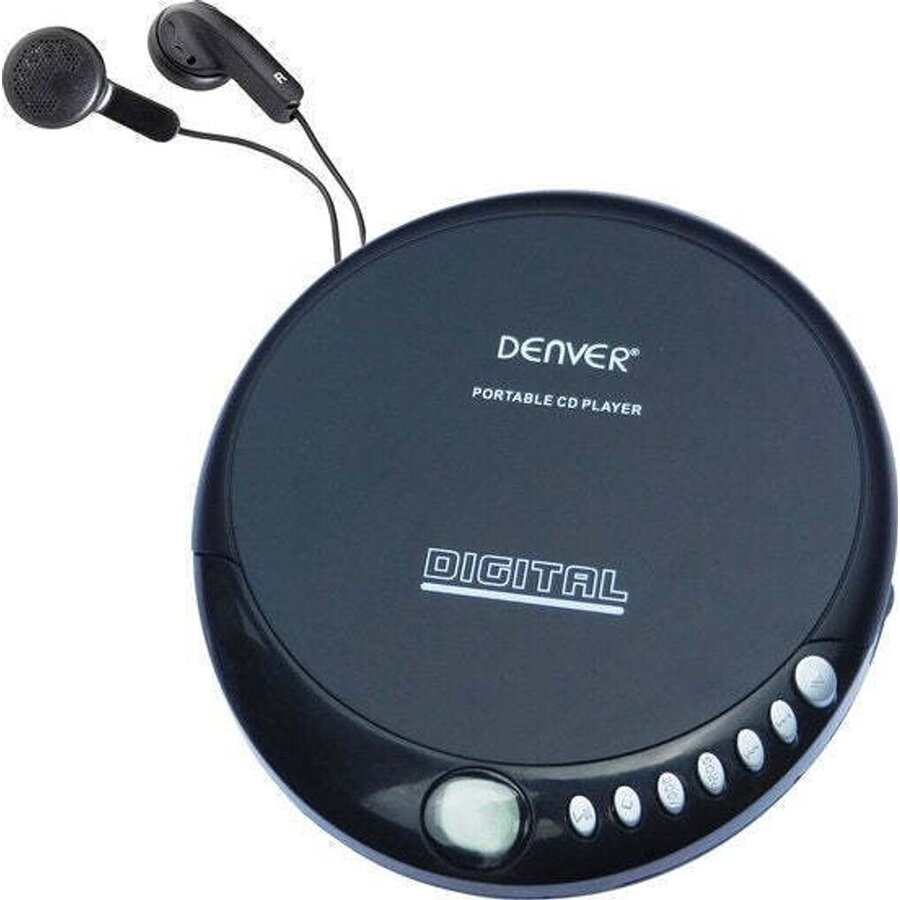CD Player Portabil DM-24MK2 Casti Stereo Incluse Negru