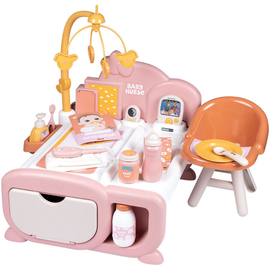 Set Baby Nurse Cresas Cocoon 3 in 1 cu 16 accesorii +3 ani