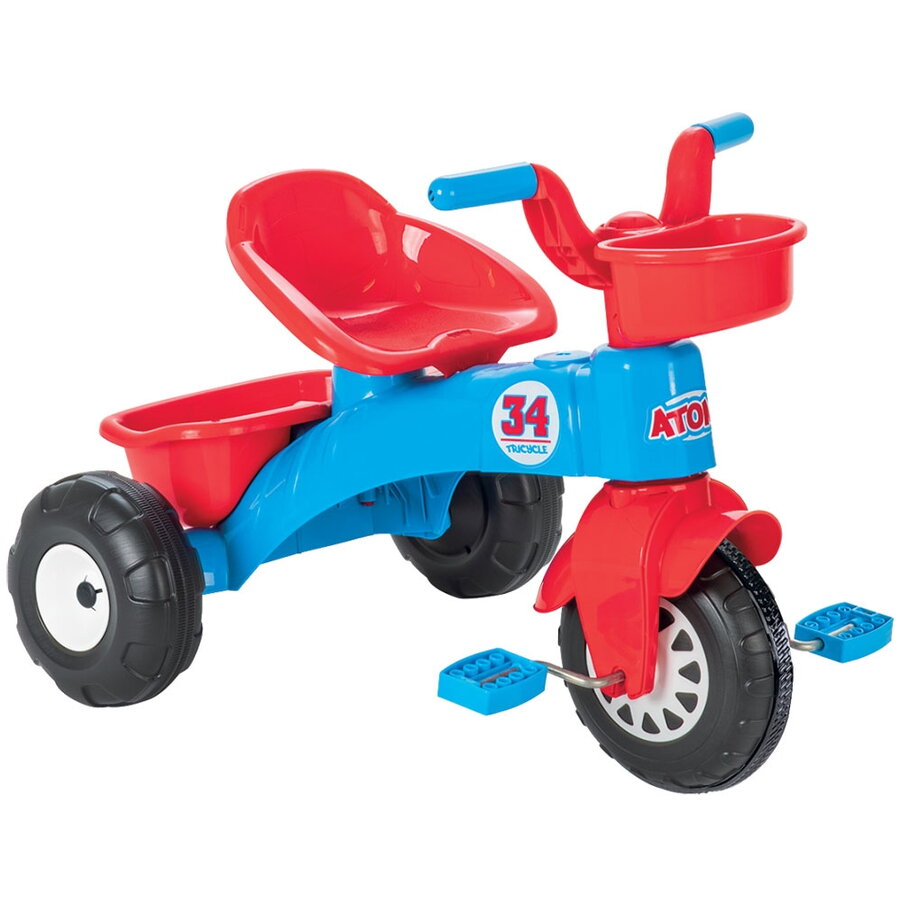 Oferte la Tricicleta Atom 3+ Ani Albastru-Rosu