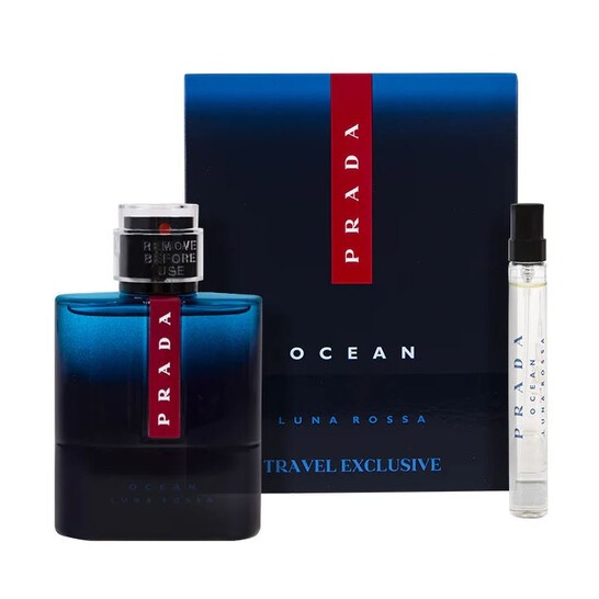 Oferte la Set Prada Luna Rossa Ocean, Apa de Toaleta, Barbati, 100 ml + 10 ml