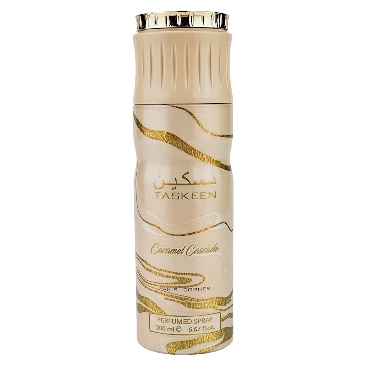 Paris Corner Taskeen Caramel Cascade Deodorant 200 ml