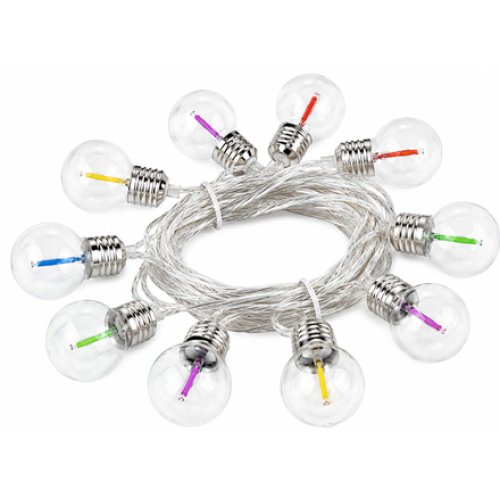 Sir iluminat festiv RGB cu incarcare solara 4M IP44 Forever Light RTV222475