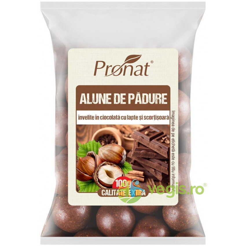 Alune de Padure Invelite in Ciocolata cu Lapte si Scortisoara 100g