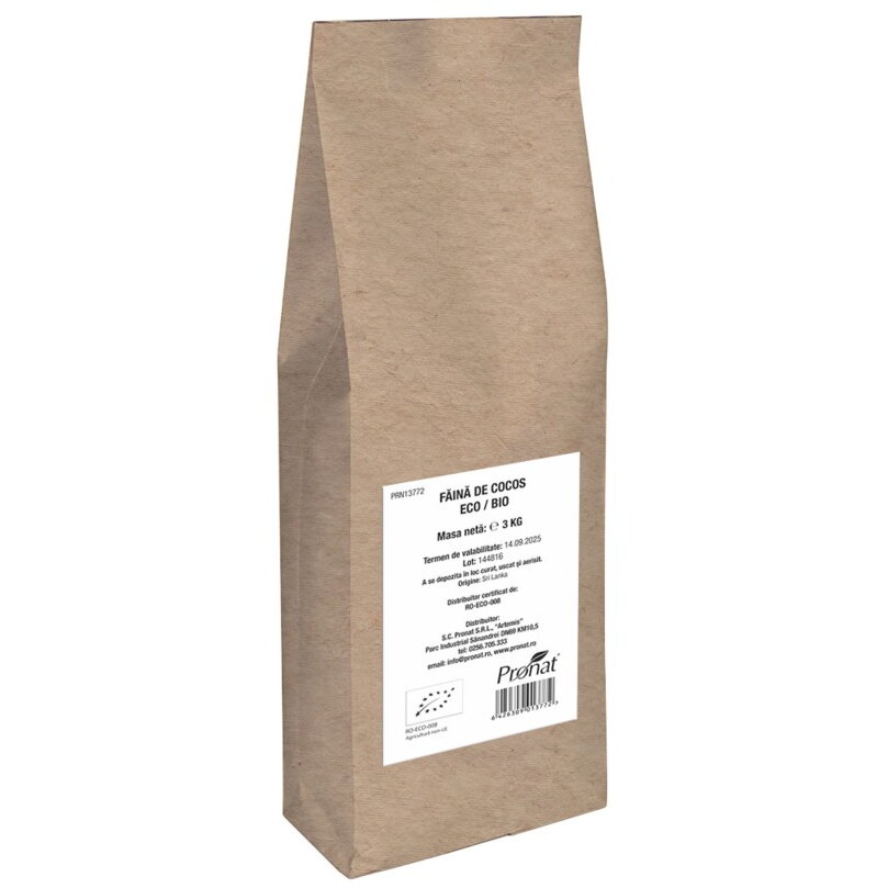 Faina din Nuca de Cocos Ecologica/Bio 3kg