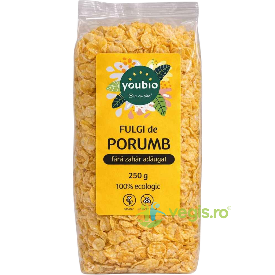 Oferte la Fulgi de Porumb fara Zahar Adaugat Ecologici/Bio 250g