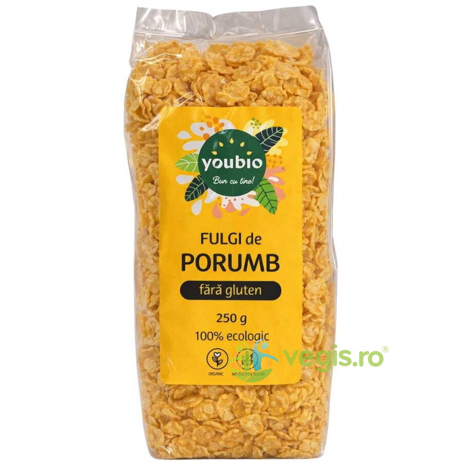 Fulgi de Porumb fara Gluten Ecologici/Bio 250g