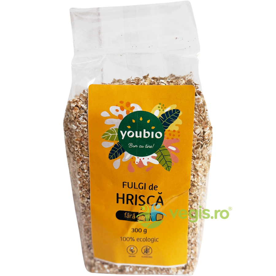 Fulgi de Hrisca fara Gluten Ecologici/Bio 300g