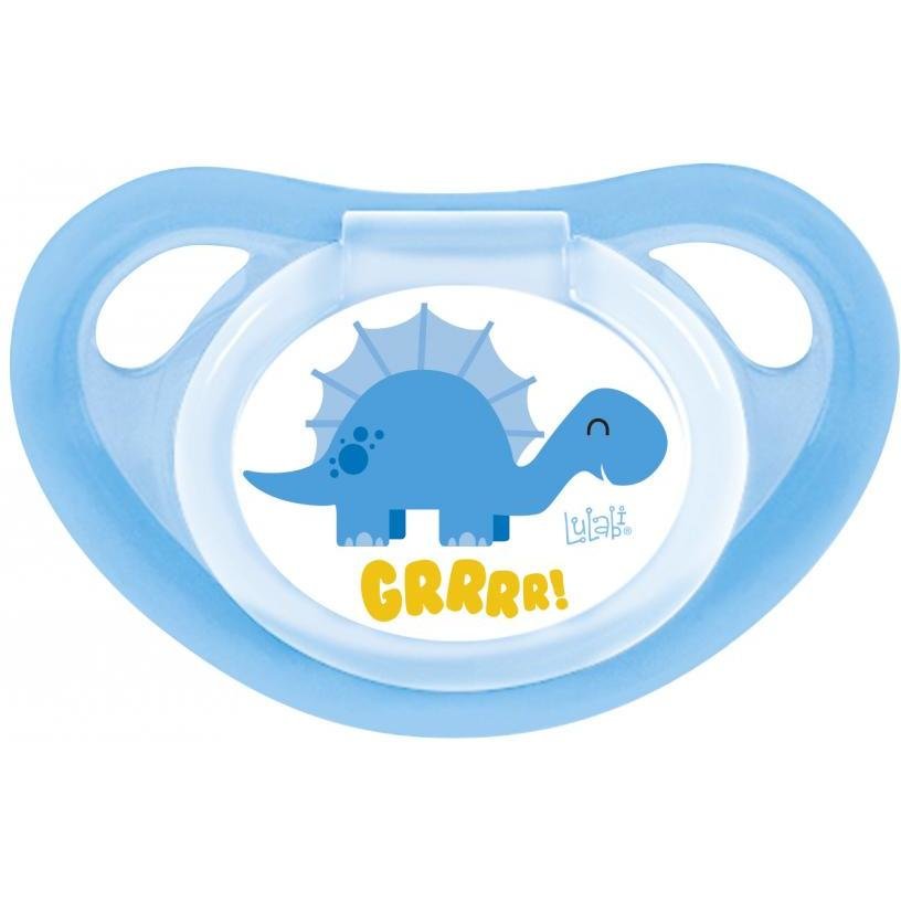 Oferte la Suzeta ortodontica Dino 6 luni Lulabi 8135900