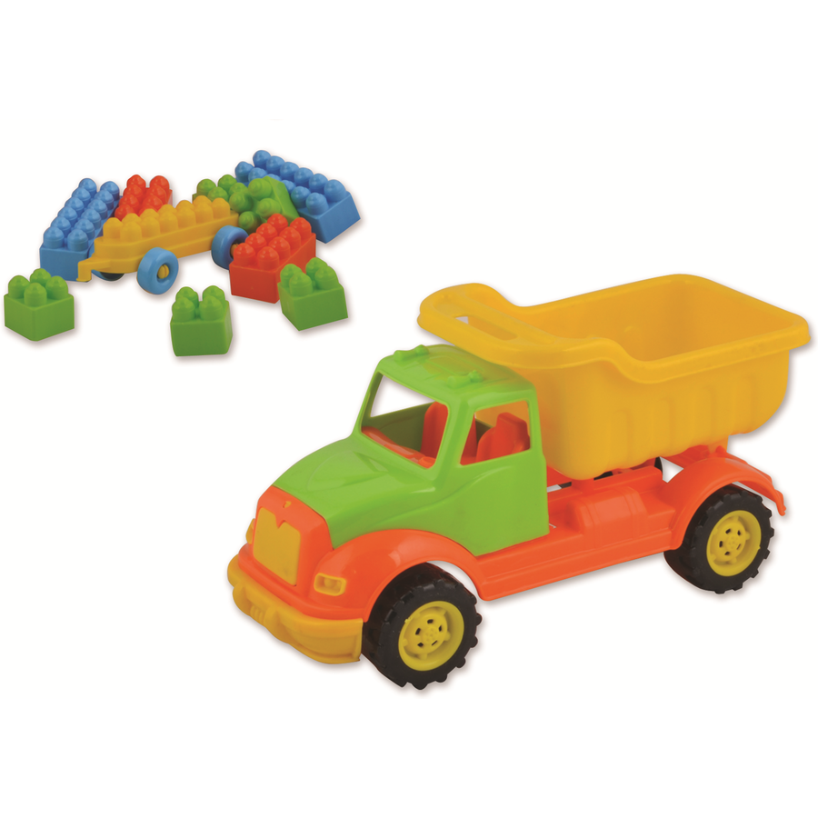 Oferte la Autobasculanta 30 cm cu 36 piese constructie Ucar Toys UC103