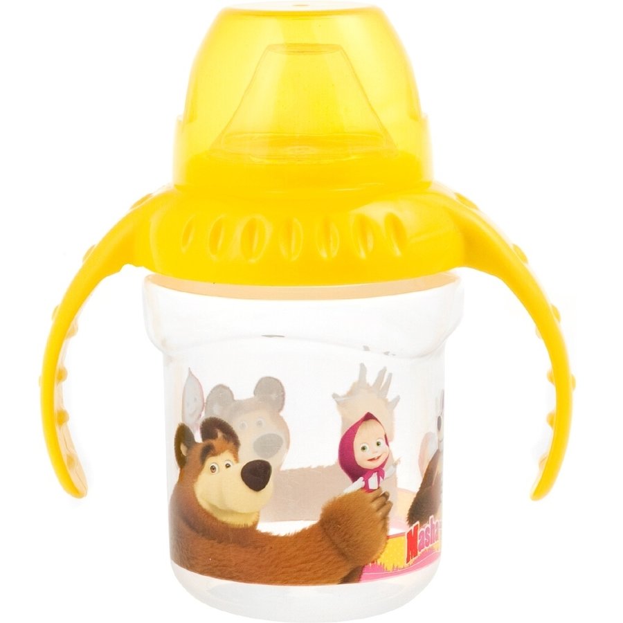 Cana cu maner 4 luni First Sips Masha and The Bear Lulabi 8053400