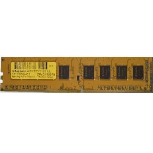 DIMM DDR4/2400 4096M  ZEPPELIN (life time, dual channel) ZE-DDR4-4G2400b