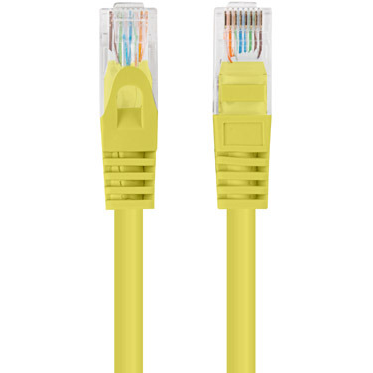 Patch Cord Lanberg PCU6-20CC-0150-Y, U/UTP, Cat. 6, 1.5 m, Galben