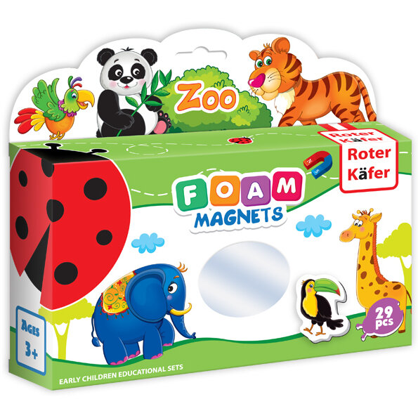 Joc educativ Lumea in Magneti - Gradina Zoologica Roter Kafer RK2101-02