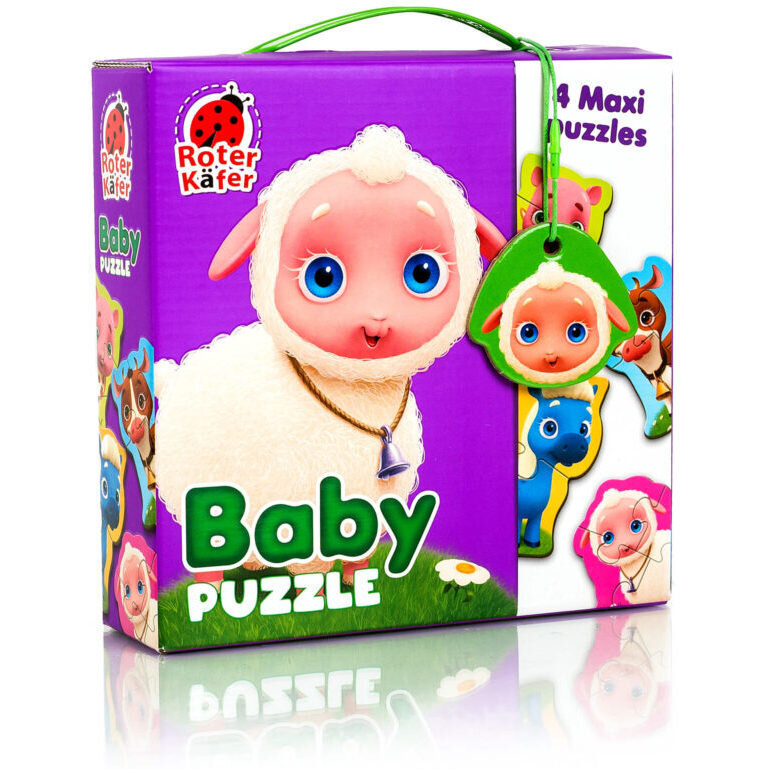 Oferte la Puzzle Maxi Bebelusi Animale de la Ferma, 13 piese Roter Kafer RK1210-01