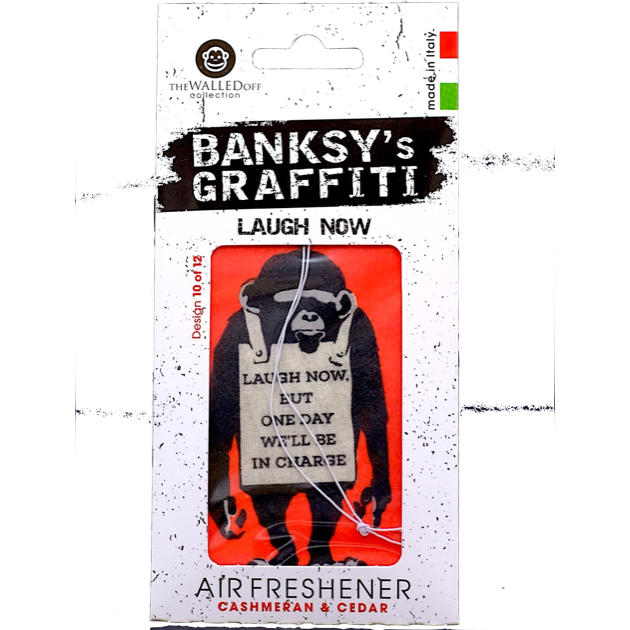 Oferte la Odorizant auto Laugh Now Banksy UB27010