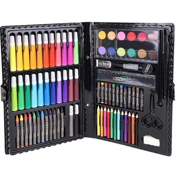 Oferte la Set pentru pictura 86 piese cu geanta inclusa, MY17379_6, Iso Trade, Negru
