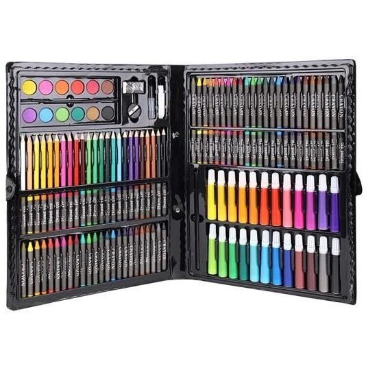 Oferte la Set pentru pictura 168 piese cu geanta inclusa Iso Trade MY17250, Negru