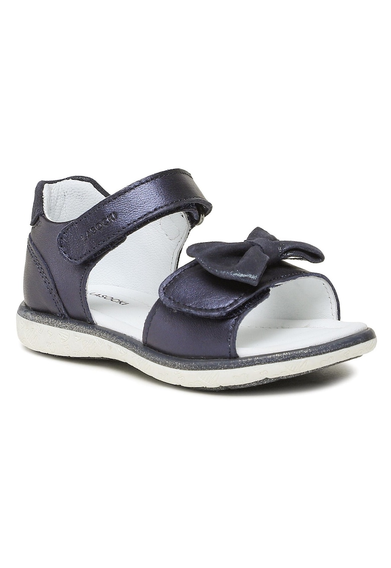 Oferte la Sandale fata -  Piele naturala - Albastru marin