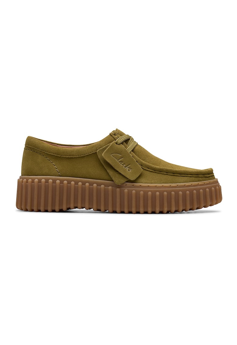Mocasini de piele intoarsa Torhill - Caramel