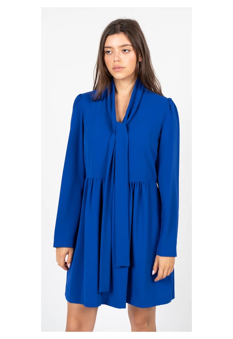 Oferte la Rochie scurta evazata - cu funda din panglici Young -