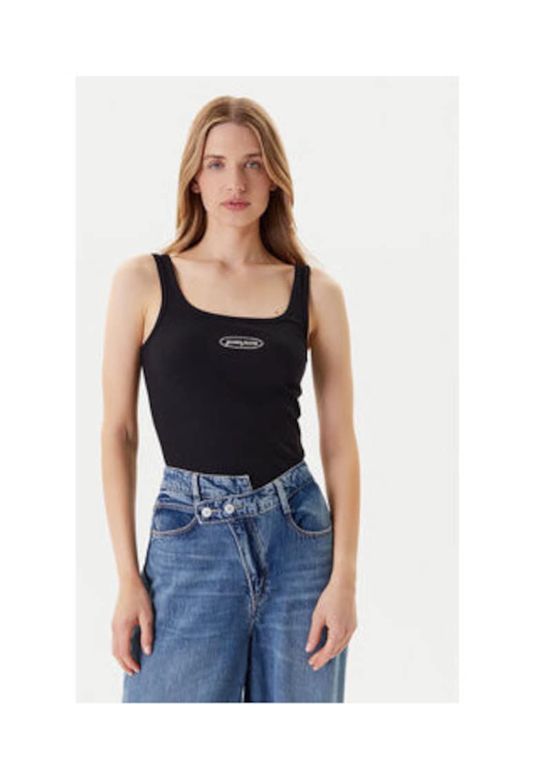 Oferte la Top cu decolteu decupat - Negru