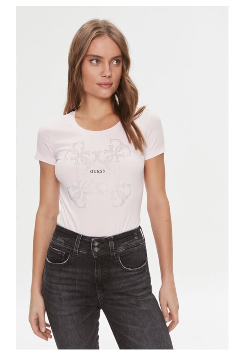 Tricou dama -  397814 - Roz - Bumbac -