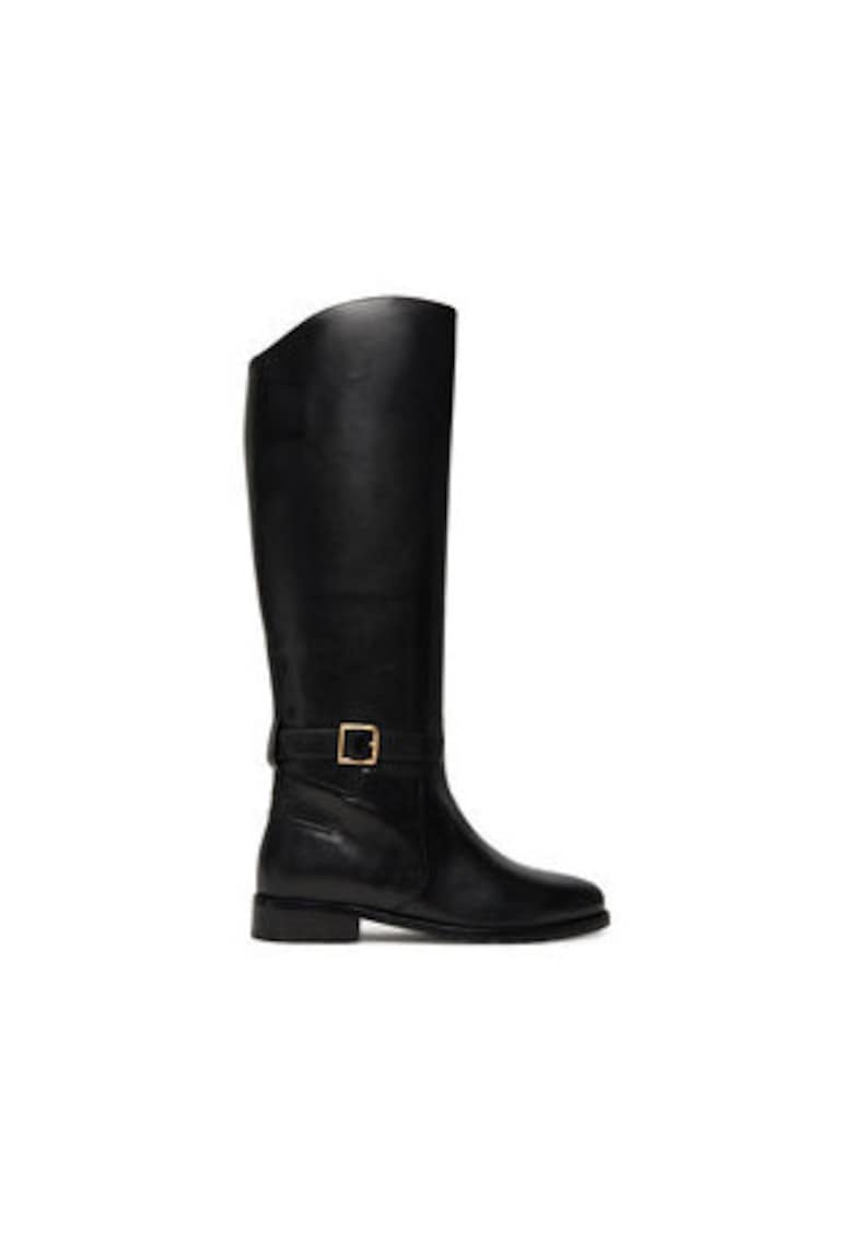 305520920 -  Piele naturala - Negru
