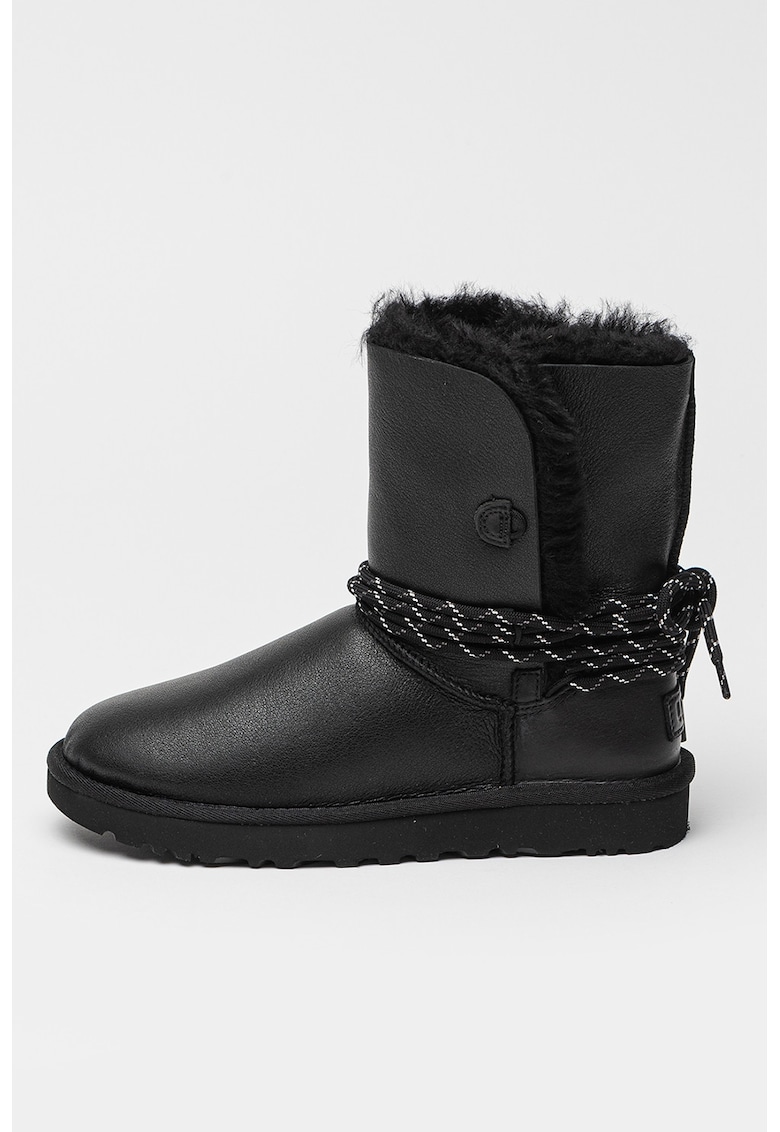 Ghete de piele Bailey Tie - Negru