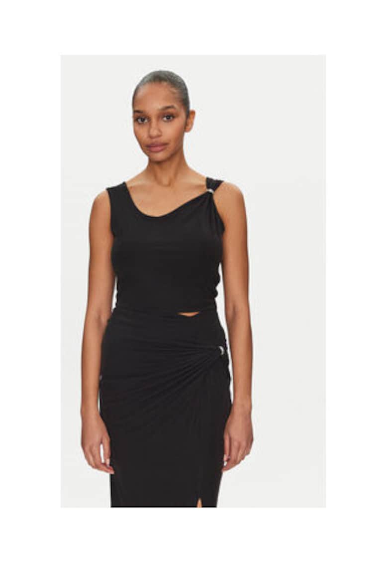 Top de dama - model simplu - Negru