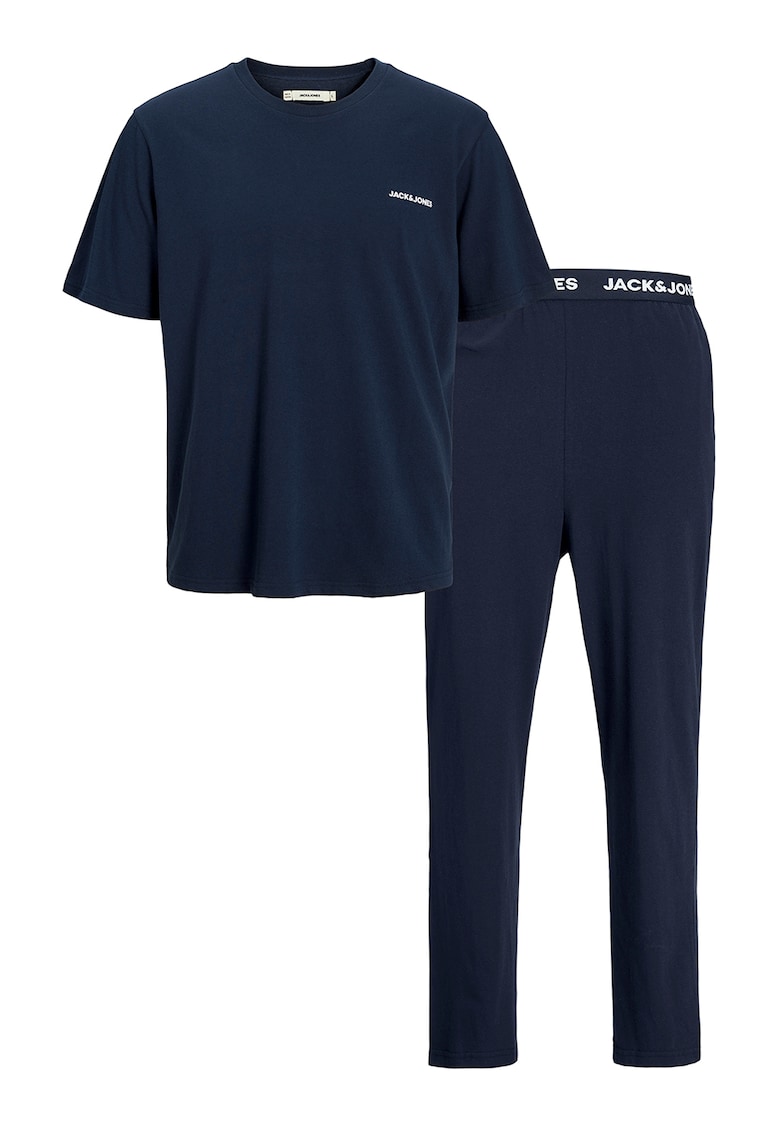Oferte la Pijama cu detalii logo - Albastru ultramarin